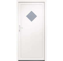 Vchodové dvere plastové vedľajšie A150 98 Ľ, biele-thumb-0