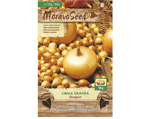 Cibuľa sadzačka ŠTUTGART MoravoSeed žltá 8-16 mm 150 g