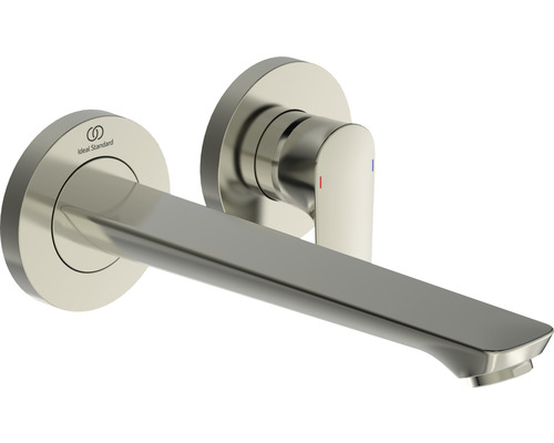 Podomietková umývadlová batéria Ideal Standard Connect Air silver storm A7009GN Nástenná armatúra s logom Ideal Standard