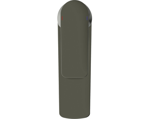 Umývadlová batéria s označením pre studenú a teplú vodu