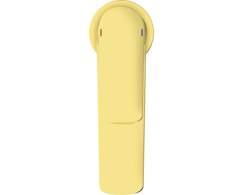 Žltá jednopáková batéria s ukazovateľom teploty