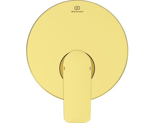 Logo Ideal Standard na okrúhlej krycej doske batérie s pákou