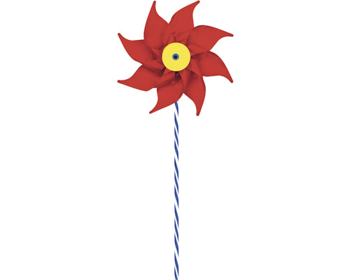 Červený veterník s tyčou