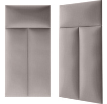 Dva čalúnené stenové panely do spálne