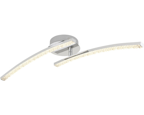 LED stropné svietidlo Globo 67169-12IP Jules IP44 12 W 720 lm 2700-6000 K chróm Stropné svietidlo z kovu s krištáľovými prvkami