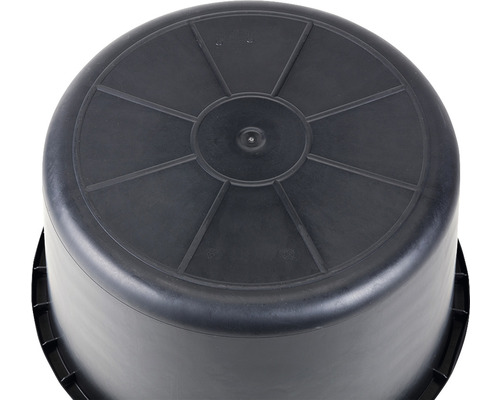 Spodná strana čierneho kvetináča