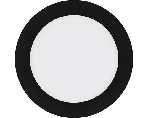 Guľaté LED stropné svietidlo s čiernym rámom