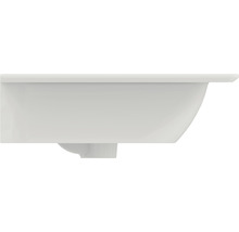 Biele keramické umývadlo na stenu