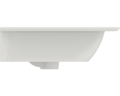 Biele keramické umývadlo na stenu