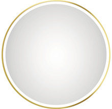 LED zrkadlo do kúpeľne DSK Bronze Circular 80x80 cm IP 24