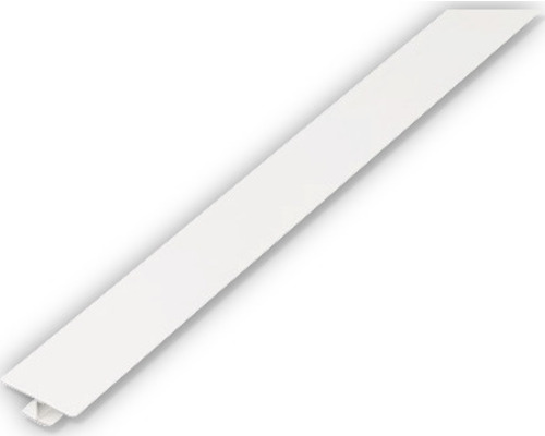 H profil PVC biely 25x4x12 mm 1m