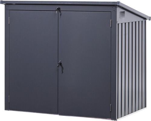 Kovová skriňa na náradie s dvomi uzamykateľnými dverami