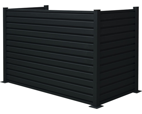 Zástenová stena z vodorovných lamiel do záhrady