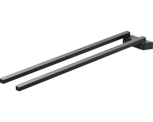 Dvojitý držiak na uteráky na montáž na stenu