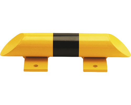 Pozemná ochranná zábrana oceľová žltá/čierna 400 mm