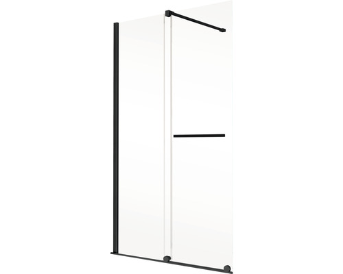 Sprchová stena s čiernym rámom