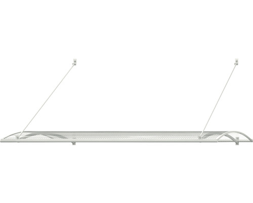 Vchodová strieška s priehľadnou strechou a držiakmi