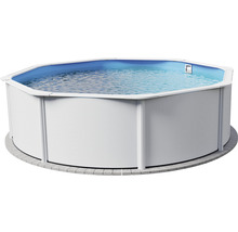 Nadzemný bazén biely Planet Pool Vision-Pool Classic Solo Ø 550 x 120 cm so skimmerom