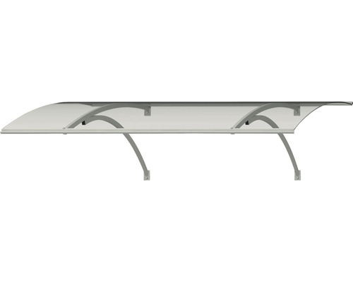 Vstupná strieška so zakriveným tvarom a držiakmi