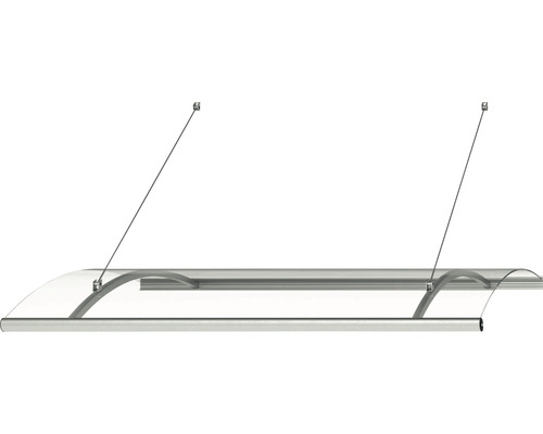 Strieška s priehľadnou strechou a zavesením