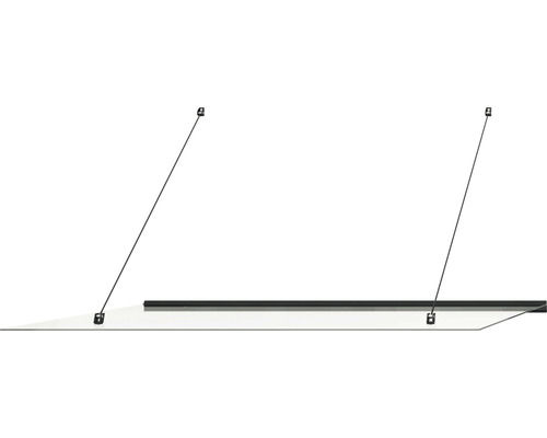 LED závesné svietidlo s čiernym rámom a zavesením