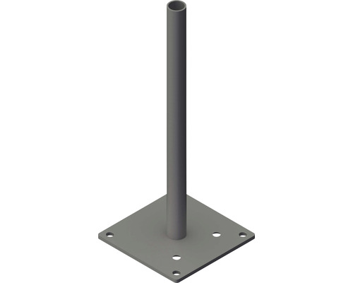 Pätka stĺpika so štvorcovou základňou a držiakom stĺpika