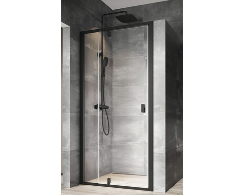 Sprchové dvere do niky RAVAK Nexty NDOP2-120 black+Transparent 03OG0300Z1-0