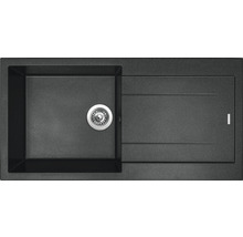 Granitový drez Sinks Amanda 990 Nanoblack