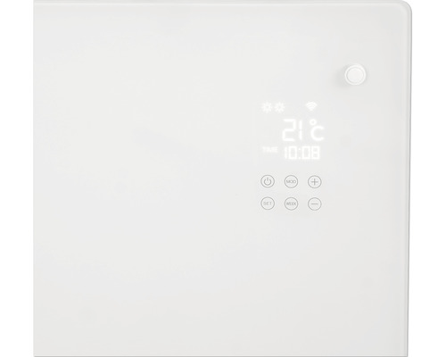 Detail ovládacích prvkov vykurovacieho telesa.