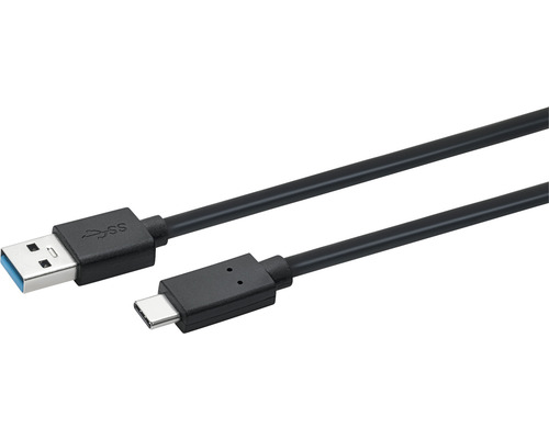 Kábel USB-C 3.1. - USB-A 3.0 1,8 m čierny