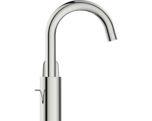 Umývadlová batéria z kovu s vysokým výtokom