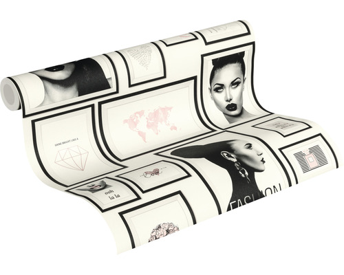 Rolka tapety s rôznymi motívmi vo vzhľade fotorámčeka