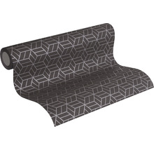 Rola tapety s geometrickým kockovaným vzorom