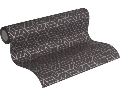 Rola tapety s geometrickým kockovaným vzorom