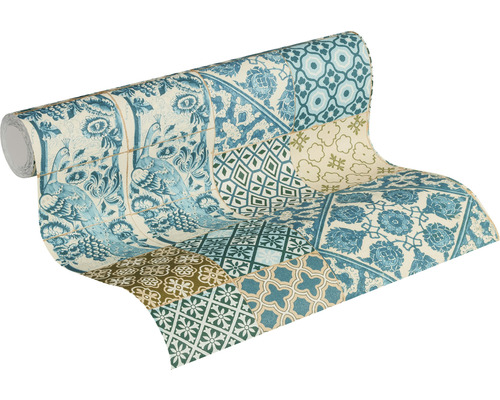 Rola tapety so vzorom dlaždíc