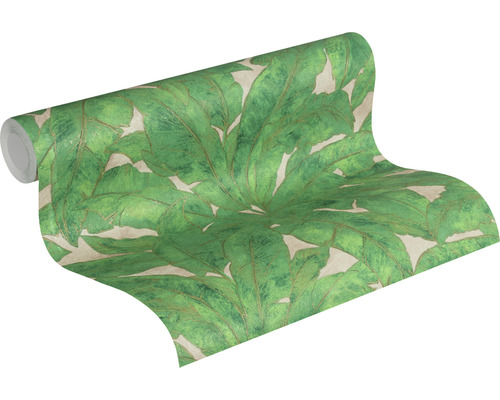 Rola tapety s listovým vzorom