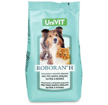 Krmivo UniVIT Roboran H pre psov, mačky, králiky, nutrie a hydinu 250 g