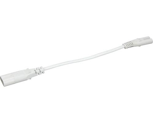 Prepojovací kábel s Euro zástrčkou pre LED systeme² 17,5 cm biely