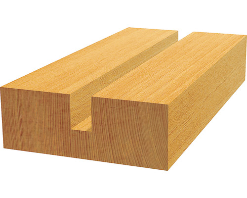 Drevený profil s drážkou