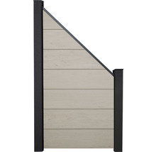 Záhradný plotový diel z dreva a kovu