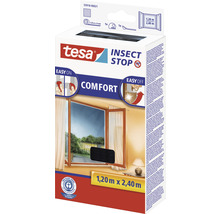 Tesa Insect Stop Comfort sieť proti hmyzu do okien, rozmer 1,20 metra krát 2,40 metra