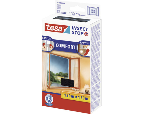 Tesa Insect Stop Comfort sieť proti hmyzu 1,30 metra krát 1,50 metra balenie
