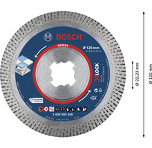 Diamantový rezací kotúč Bosch Professional Expert HardCer X-LOCK Ø 125x22,23 mm-thumb-5