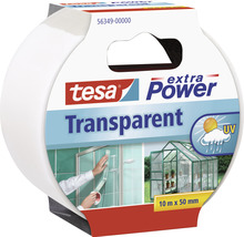 Tesa Extra Power Priehľadná lepiaca páska, 10 metrov krát 50 milimetrov