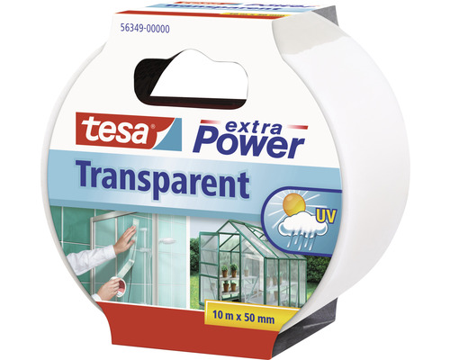 Tesa extra Power Transparentná lepiaca páska 10 m x 50 mm