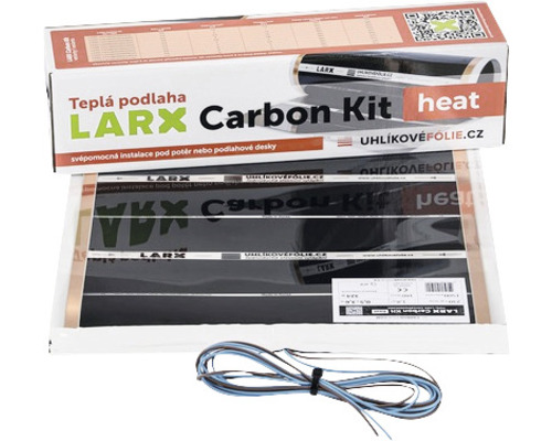 Elektrické podlahové kúrenie LARX Carbon Kit heat 180 W, dĺžka 2,0 m-0