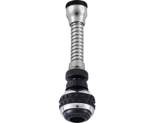 Flexibilný nadstavec na vodovodný kohútik z kovu