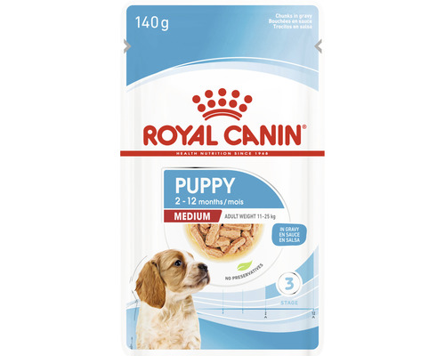 Kapsička pre psov Royal Canin Medium Puppy 140 g-0