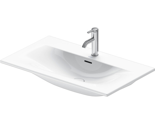 Umývadlo na skrinku DURAVIT Viu sanitárna keramika biela 83 cm 23448300001