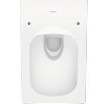 Závesné WC set DURAVIT Viu otvorený splachovací kruh biela 2511090000